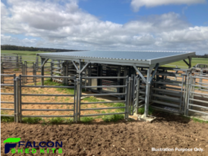 Falcon Shed Kits Cattle Crush Cover