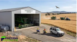 Falcon Shed Kits Drive Thru Gable Infill