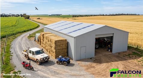 Falcon Shed Kits Gable Translucent Sheets