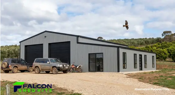 Falcon Shed Kits Gable Style with LeanTo