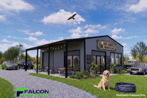 Falcon Shed Kits Gable with side Lean-To