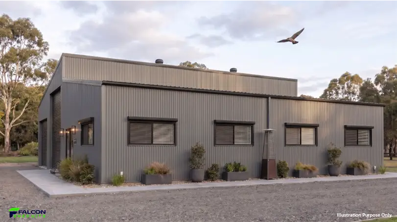 Falcon Shed Kits House Workshop Combination