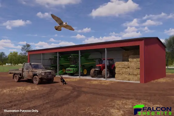 Falcon Shed Kits Open Sided Storage