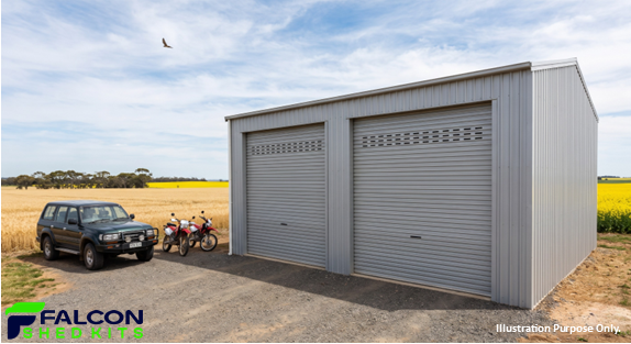 Roller Door with Ventilation Slots