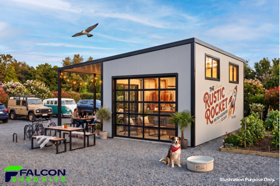 Falcon Shed Kits Skillion Style