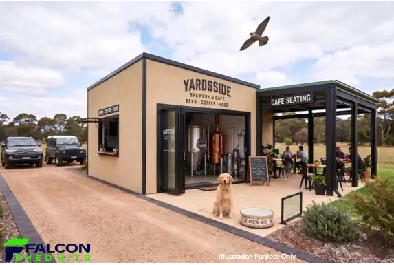 Falcon Shed Kits Skillion with Verandah